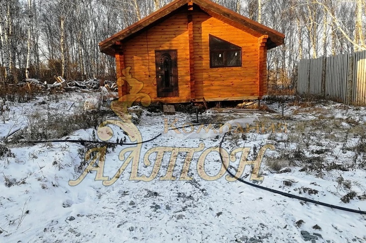 Перенос дома на свайный фундамент.