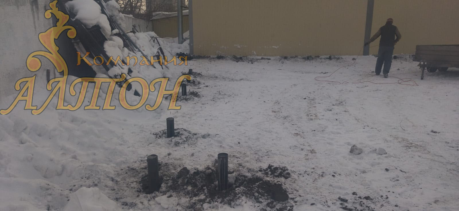 Изготовление и Монтаж винтовых свай под здание г. Кемерово, ул. Баумана, д. 16а